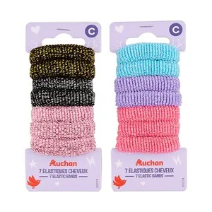 Cosmia Gomas Elásticas para Pelo de Divertidos y Llamativos Colores 7 Uds.