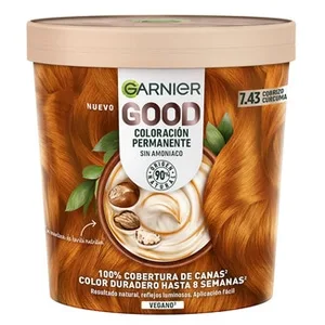 Good Tinte Cobrizo Cúrcuma Nº 7.43 Coloración Permanente con Manteca de Karité sin Amoniaco Garnier