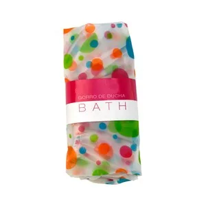 Beter Gorro para Ducha, con Divertido y Colorido Estampado Beter.