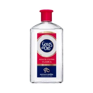 Gotas de ORO Agua de Colonia Clásica para Toda la Familia Gotas de ORO 600 Ml.