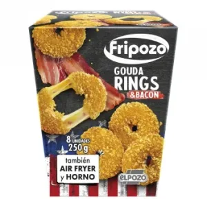 Gouda Rings & Bacon Fripozo 250 G.