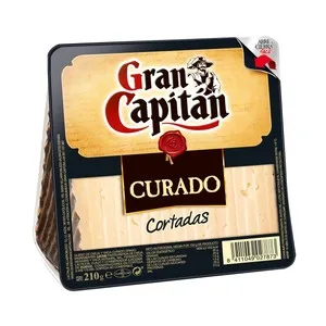 Gran Capitán Queso Cortado Curado de Oveja y Vaca Gran Capitán Cortadas 230 G. 210 G