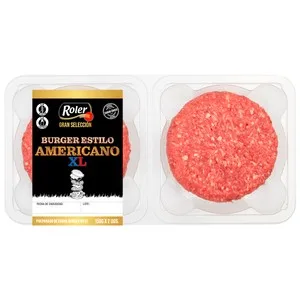 Roler Gran Selección Burger Meat Vacuno al Estilo Americano XL 2 X 150 G. 300 G