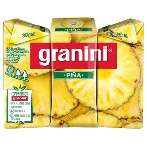 Granini Néctar de Piña Minibrik Pack de 3 Uds X 20 Cl. 600 ML