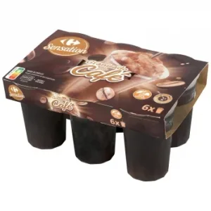 Granizado de Café Carrefour Sensation sin Gluten Pack de 6 Unidades de 200 Ml.