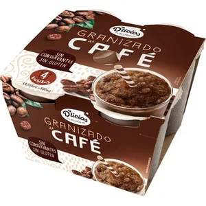 Granizado de Café Pack 4 Unidades sin Gluten D'licios