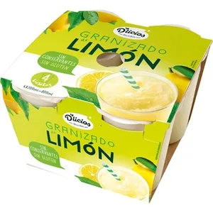 Granizado de Limón Pack 4 Unidades sin Gluten D'licios