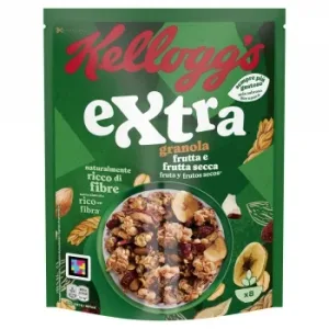 Granola con Fruta Deseacada y Frutos Secos Extra Kellogg's 375 G.