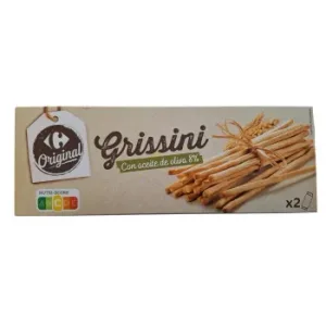 Grissini con Aceite de Oliva Carrefour Original 125 G.
