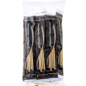 Grissinis de Pan 12 Bolsitas Individuales de 4 Unidades Negrini