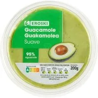 Guacamole Suave Eroski, Tarrina 200 G