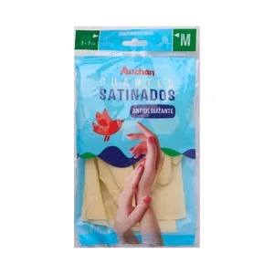 Producto Alcampo Guantes de Látex Satinado Talla Mediana 7-7 1/2 1 Par