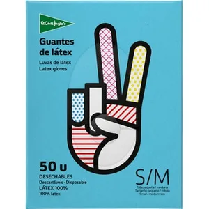 Guantes Desechables de Látex Alta Adaptabilidad Talla Pequeña-mediana el Corte Ingles