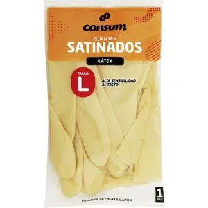 Guantes Satinado Sensible Látex T-grande 1 u