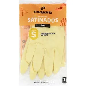 Guantes Satinado Sensible Látex Tpequeña 1 u