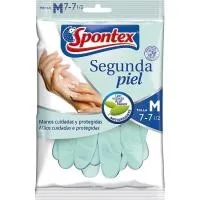 Guantes Segunda Piel Talla Mediana Mapa, Paquete 1 Par