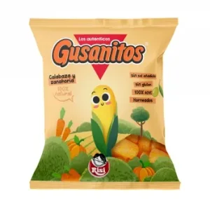 Guisanitos de Calabaza y Zanahoria Risi sin Gluten y sin Sal Añadida Pack 4 Unidades de 8 G.