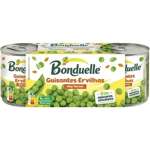 Guisantes al Natural Tiernos y Muy Finos Pack 3 Bonduelle