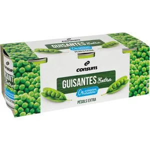 Guisantes Medianos Lata Pack de 3 3 X 130 Gr