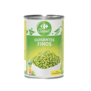 Guisantes Muy Finos Classic Carrefour 250 G.
