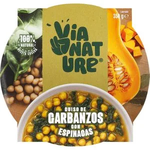Guiso de Garbanzos con Espinacas 350 Gr