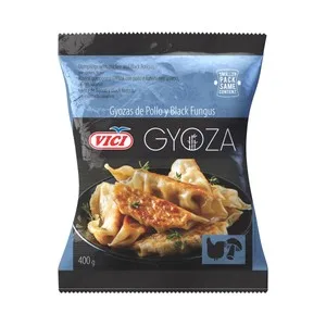 Vici Gyozas Precocinadas y Congeladas Rellenas de Pollo y Black Fungus 400 G.