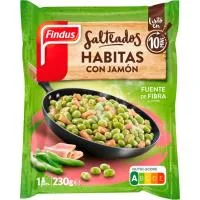 Habitas con Jamón Findus, Bolsa 230 G