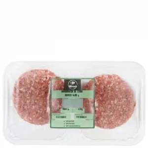 Hamburguesa de Cerdo Ibérico Carrefour el Mercado 4x90 G