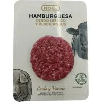 Hamburguesa de Cerdo Ibérico y Black Angus Noel, Bandeja 150 G