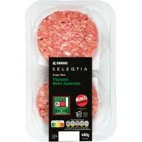 Hamburguesa de Ternera E. Label Eroski Seleqtia, Bandeja 480 G