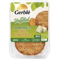 Hamburguesa de Tofu-zanahoria Gerblé Bio, Bandeja 160 G
