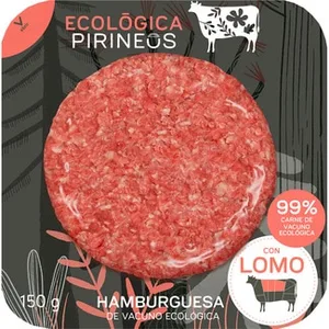 Hamburguesa de Vacuno Ecológico con Lomo 1 Pirineus