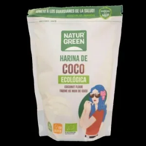 Harina de Coco Naturgreen sin Gluten Doy Pack 500 G.