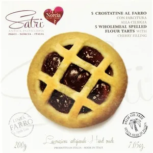 Bizcocho de Harina de Espelta Integral con Mermelada de Cerezas Satri