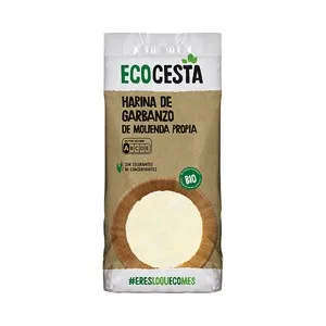 Ecocesta Harina de Garbanzos Ecológica, de Molienda Propia 500 G.