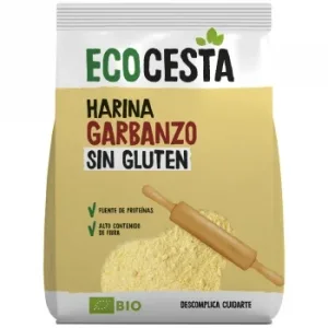 Harina de Garbanzos Ecológica Ecocesta sin Gluten 500 G.