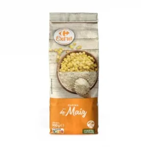 Harina de Maíz Carrefour sin Gluten 500 G.