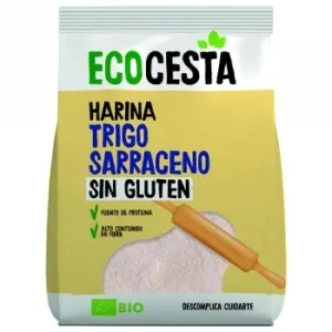 Harina de Trigo Sarraceno Ecológica Ecocesta sin Gluten 500 G.