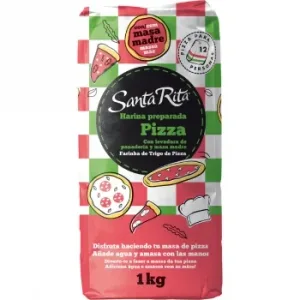 Harina Especial Pizza con Levadura de Panadería y Masa Madre Santa Rita 1 Kg.