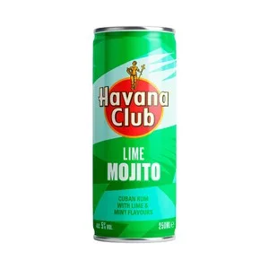 Havana Club Mojito (ron Cubano, con Lima Sabor a Menta) Lata 25 Cl. 250 ML