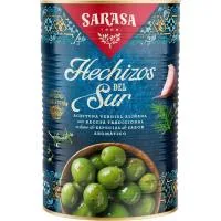 Aceitunas Hechizos del Sur Sarasa, Lata 2,5 Kg