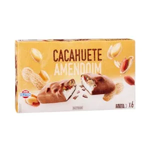 Helado Barrita Sabor Cacahuete Hacendado con Salsa de Caramelo Salado 0.3 L