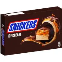 Helado Barrita Snickers 5 Uds, Caja 228 G