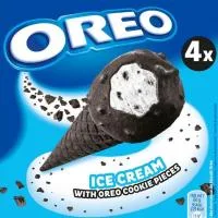 Helado Cono Bola Oreo, 4x100 Ml