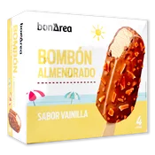 Helado Bombón Almendrado Paq. 4 U.