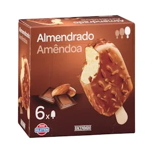 Helado Bombón Almendrado Hacendado Sabor Vainilla 0.72 L