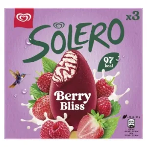 Helado Bombón Berry Bliss Solero Frigo 3 Ud.