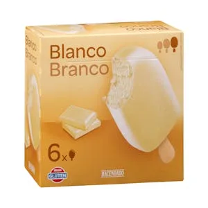 Helado Bombón Blanco Hacendado Sabor Vainilla 0.72 L