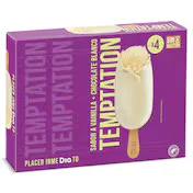 Helado Bombón Chocolate Blanco Dia Temptation 4 X 84 G