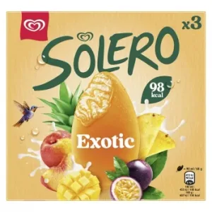 Helado Bombón Exotic Solero Frigo 3 Ud.